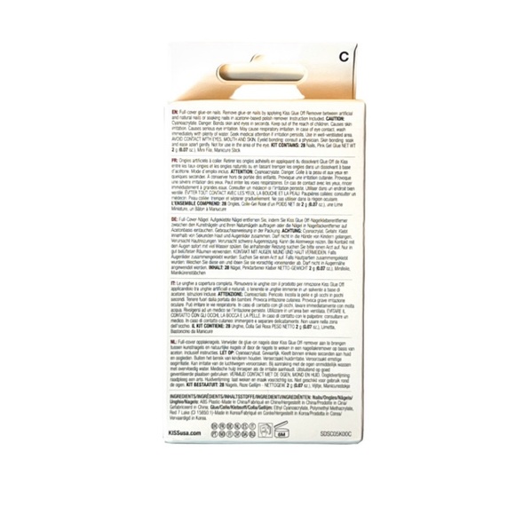 NIB KISS Special Design Fake Nails, Short SD13X - Just Love 28 Ct Rainbow Pride - Picture 8 of 13